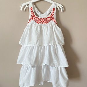 Carter’s Toddler Girl’s 3T White Floral Ruffle Sundress